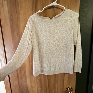 Loft giraffe print blouse XSP